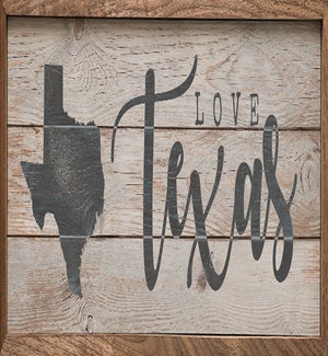 Personalized State Love Whitewash
